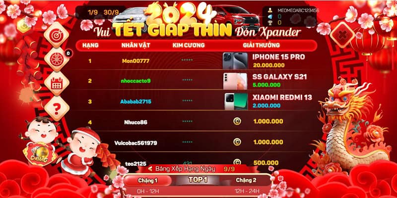 Giao diện cổng game thân thiện, tốc độ load game nhanh chóng