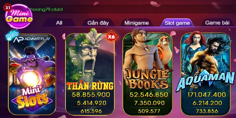 Kho tàng Slotgame tại ChoangClub đa dạng